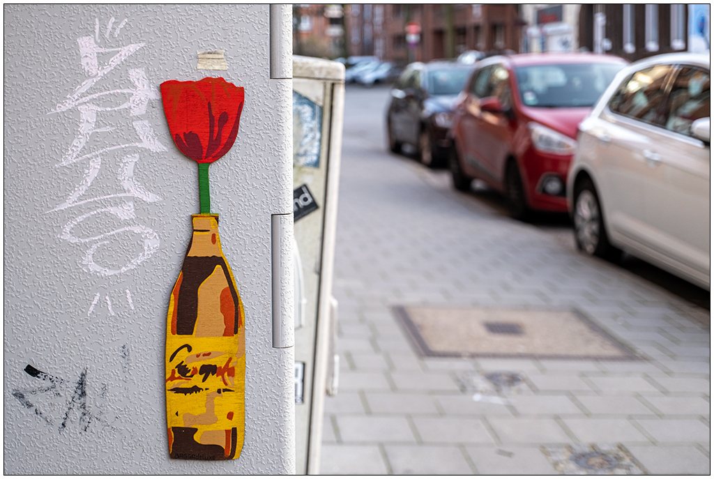 042 Kieler Streetart zum Valentinstag (mit dem ich nichts am Hut habe)