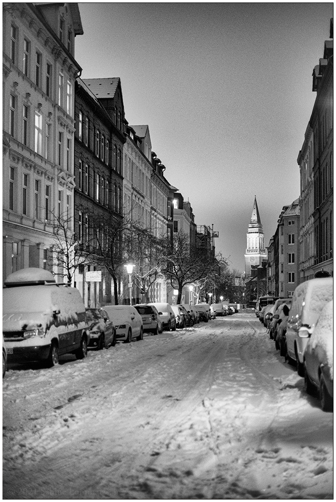 087 Schrevenpark – Abendspaziergang im Neuschnee X