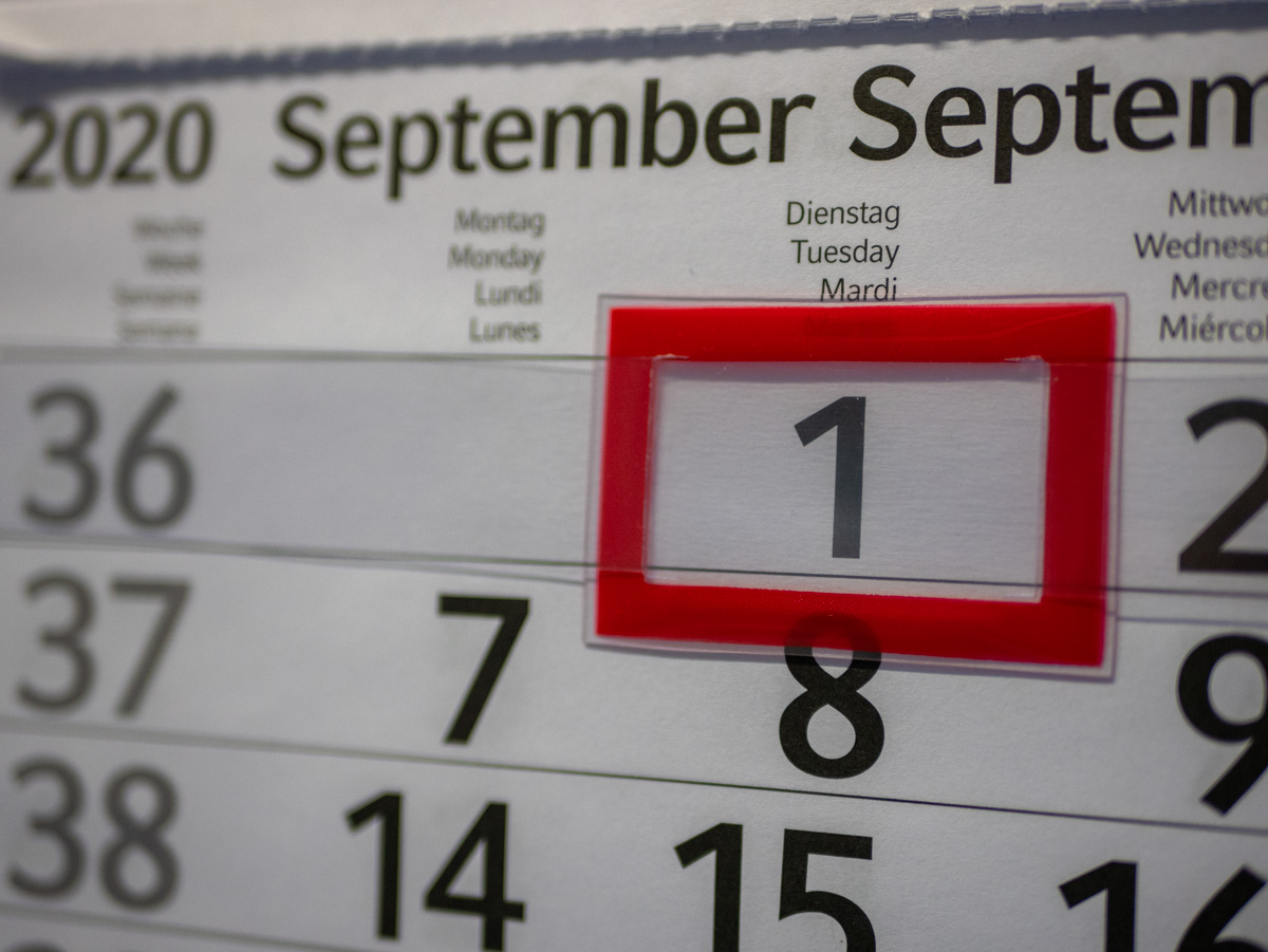 1. September 2020