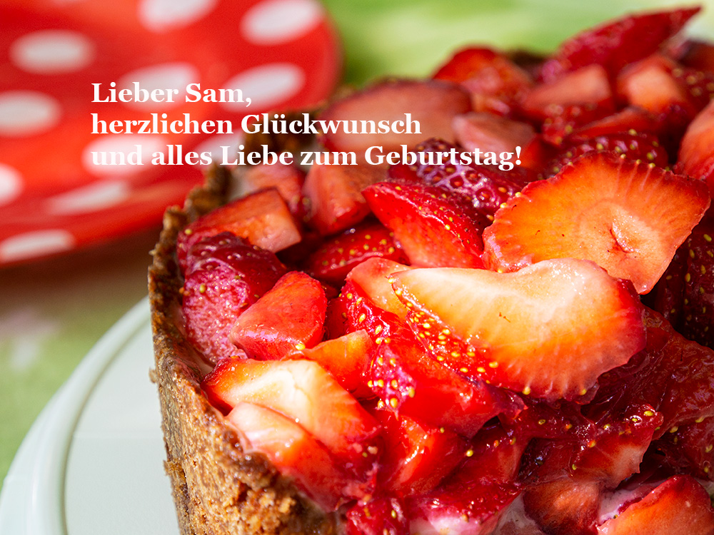 123 Herzlichen Glückwunsch, lieber Sam!
