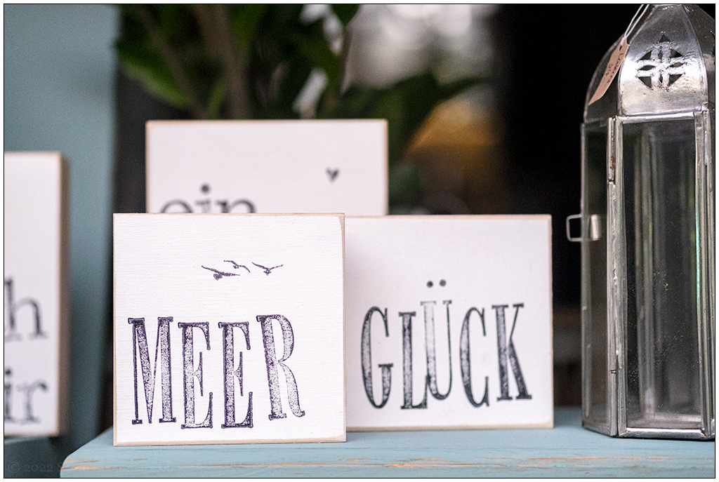 172 Fotospaziergang – Meer und Glück im Schaufenster