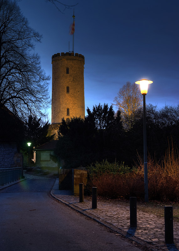 200901280494 - Sparrenburg Bielefeld zur bauen Stunde in HDR