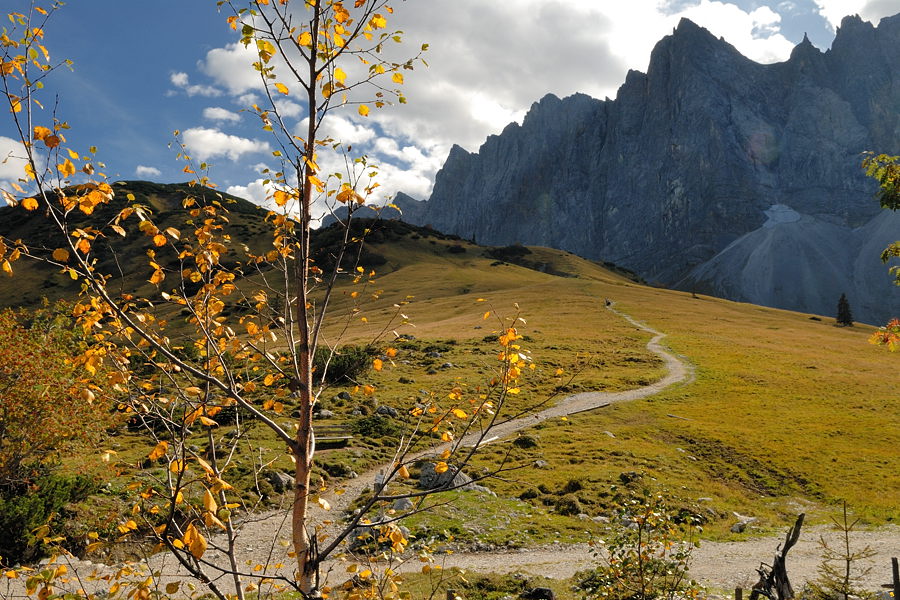 20091007 125422 Karwendel, Weg zur Falkenhuette