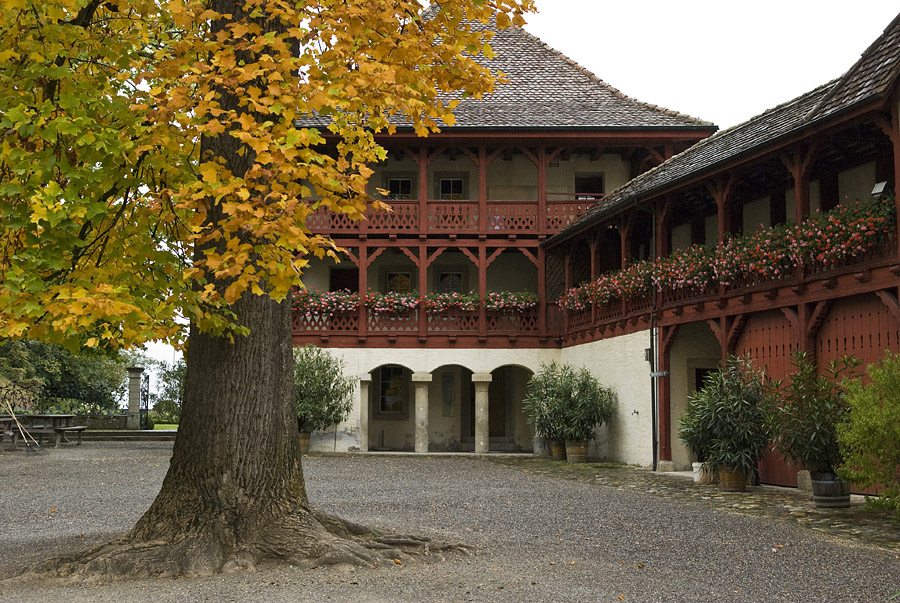 200910173931 - Schloss Lenzburg (Aargau, Schweiz) im Herbst