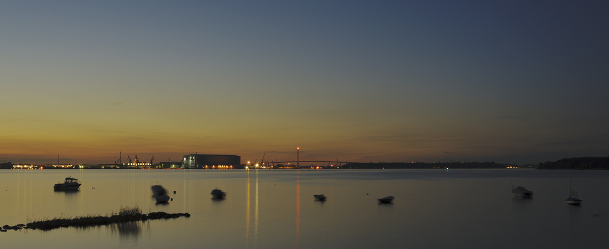 21.09.2017 Stralsunder Werft aus Richtung Devin