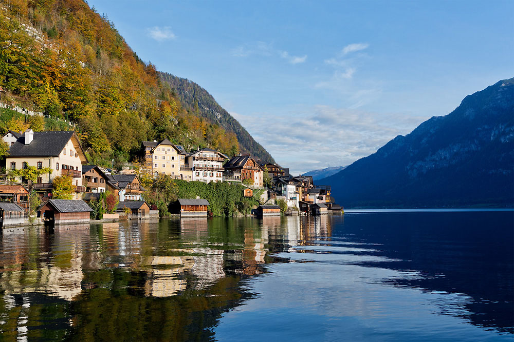 2131021 71K 0575 Morgensonne Hallstatt 1080
