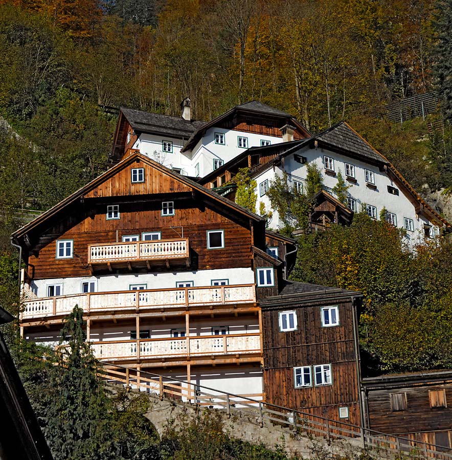 2131021 71K 0623 Häuser Hallstatt 1080