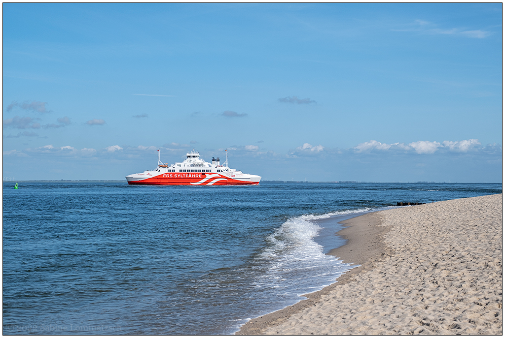 221 Sylt – Ellenbogen Nationalpark Wattenmeer mit Fähre Richtung Dänemark