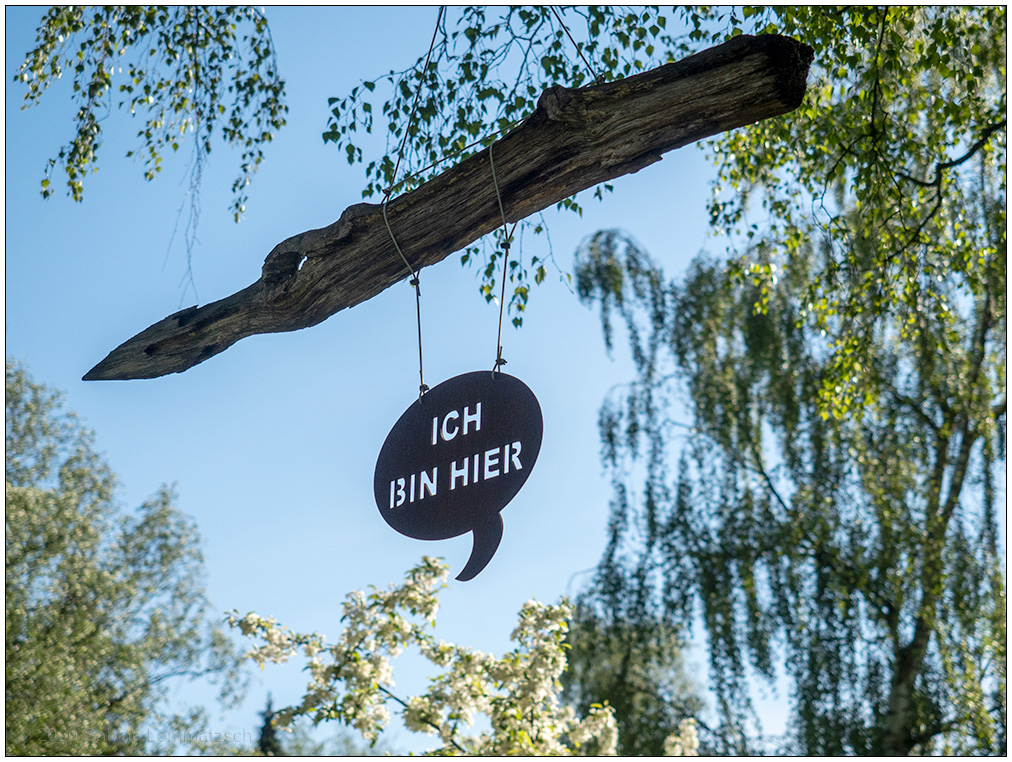 235 Installation "Ich bin hier"