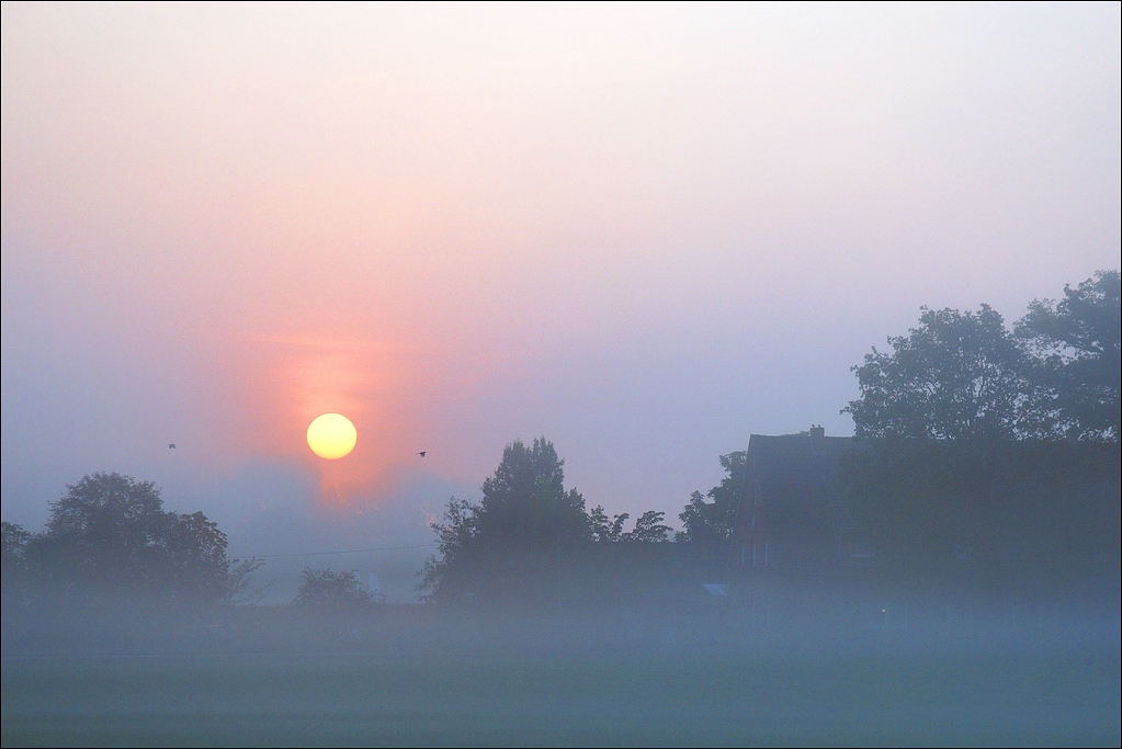 -27.09.2011 - Sonnenaufgang im Emsland