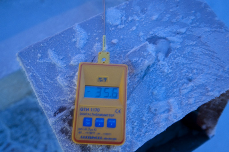 -35,6 morgens in Jakutsk