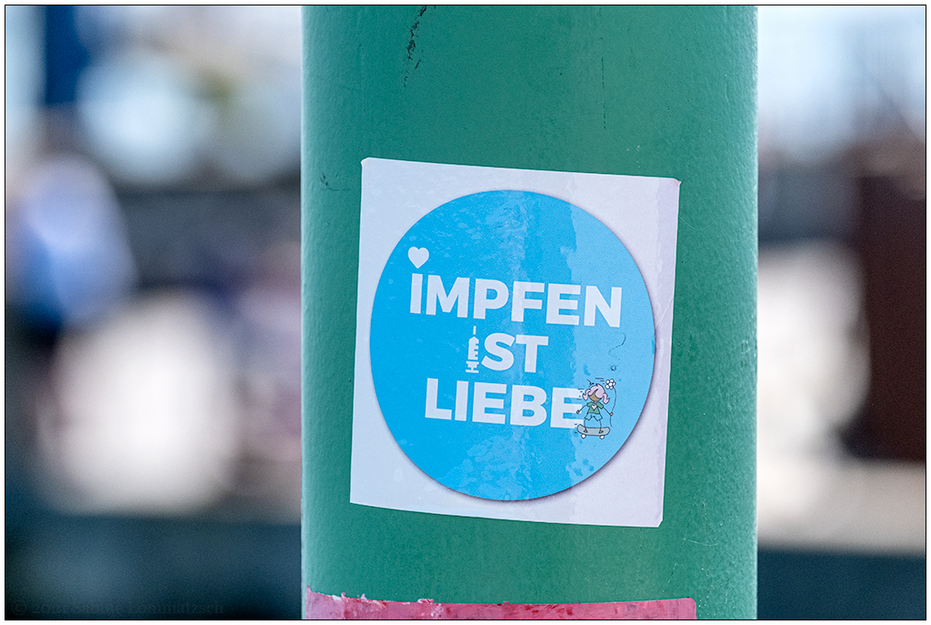 380 Sylt – Aufkleber "Impfen ist Liebe"