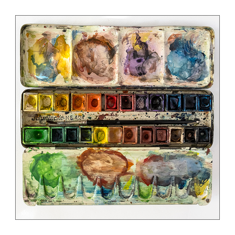 385 Nostalgie II – Aquarellfarbkasten Schmincke