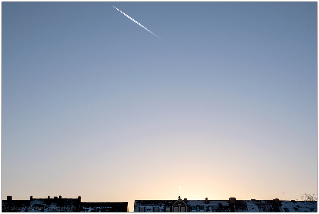 514 Sonne und Himmel überm Wilhelmplatz in Kiel