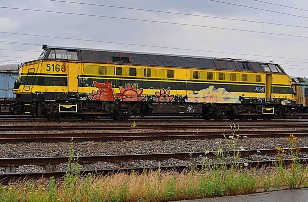 5168 der SCNB in Montzen abgestellt