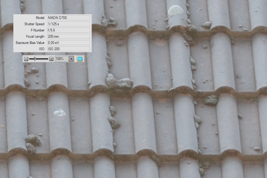 70-200 VRII bei 100mm mit TC2 1:1 Crop