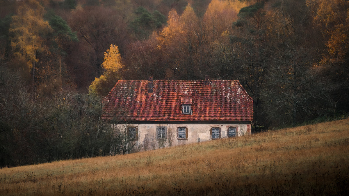 A Lost Farm House in Autumn