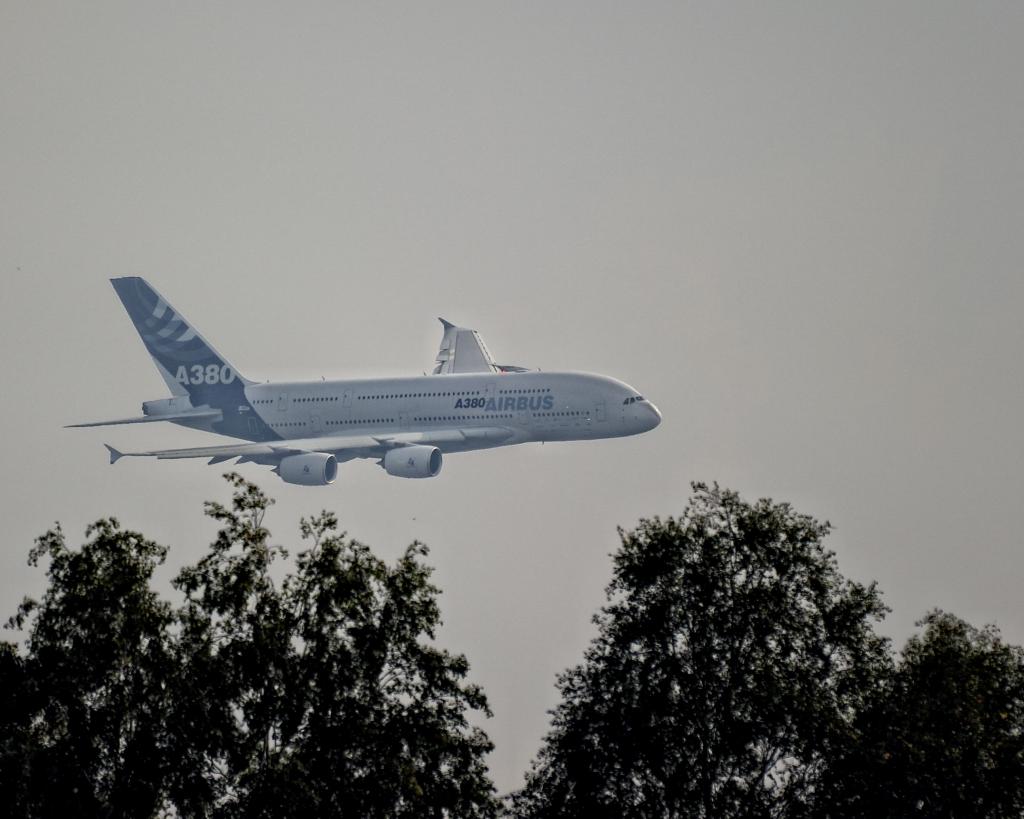 A380 in der Wahner Heide gesichtet