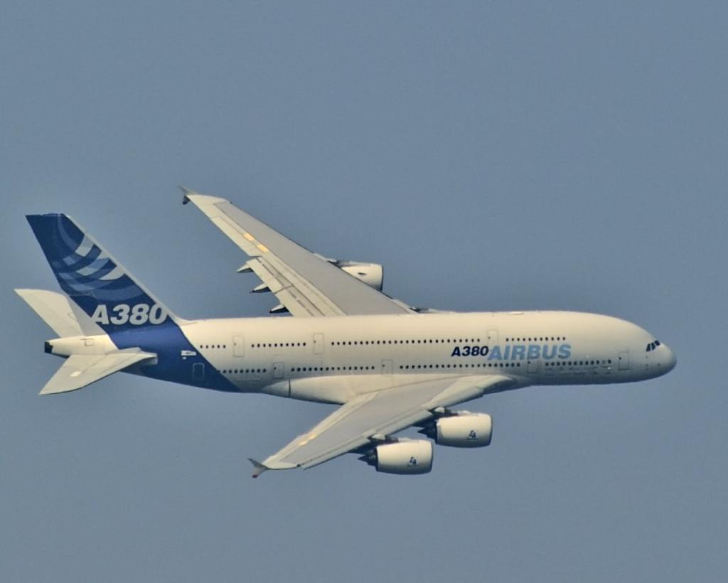A380 in der Wahner Heide gesichtet
