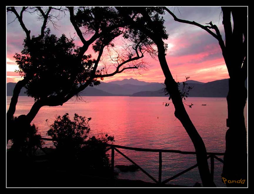 Abendhimmel auf Elba
