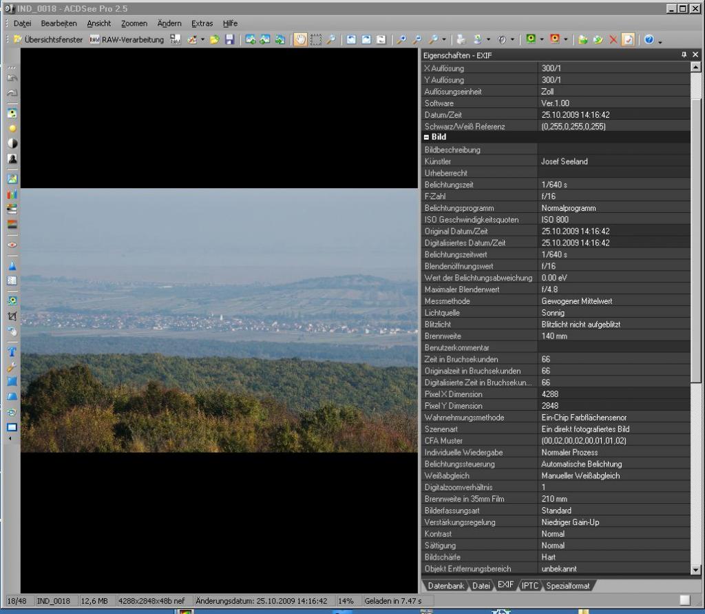 ACDSee meta exif