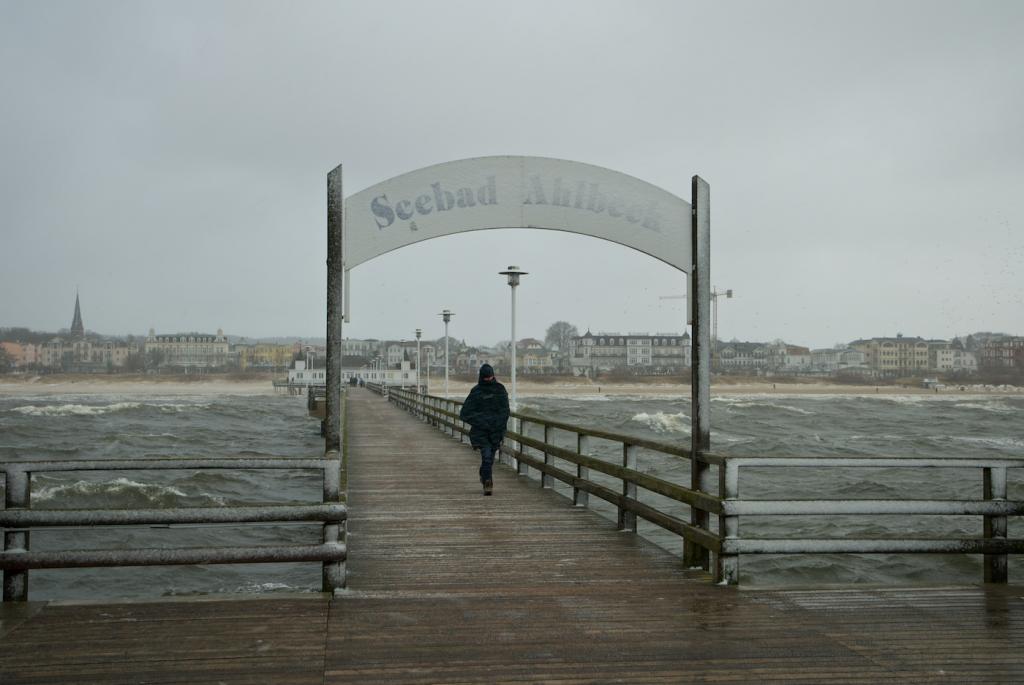 Ahlbeck, Seebrücke, 22. März 09