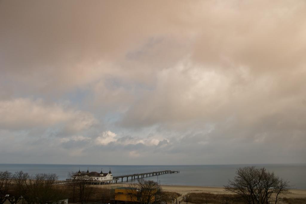 Ahlbeck, Seebrücke, 22. März 09