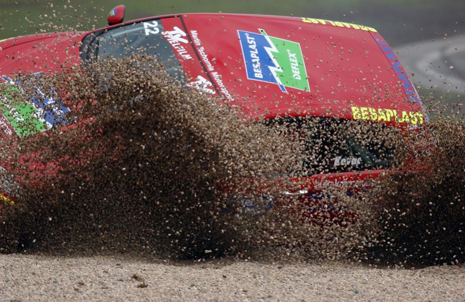Alfa im Kies, Oktober 2003, MOTOPARK Oschersleben