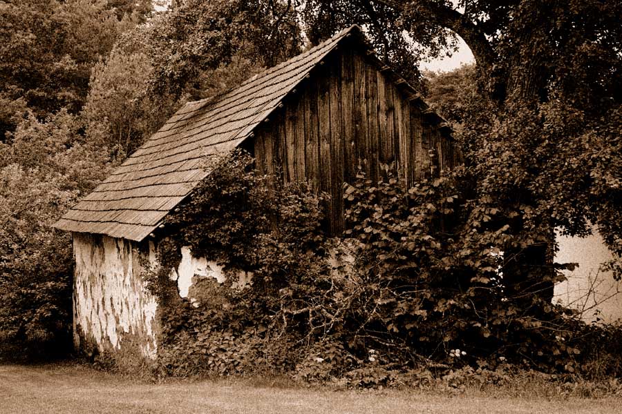 Altes Haus sepia