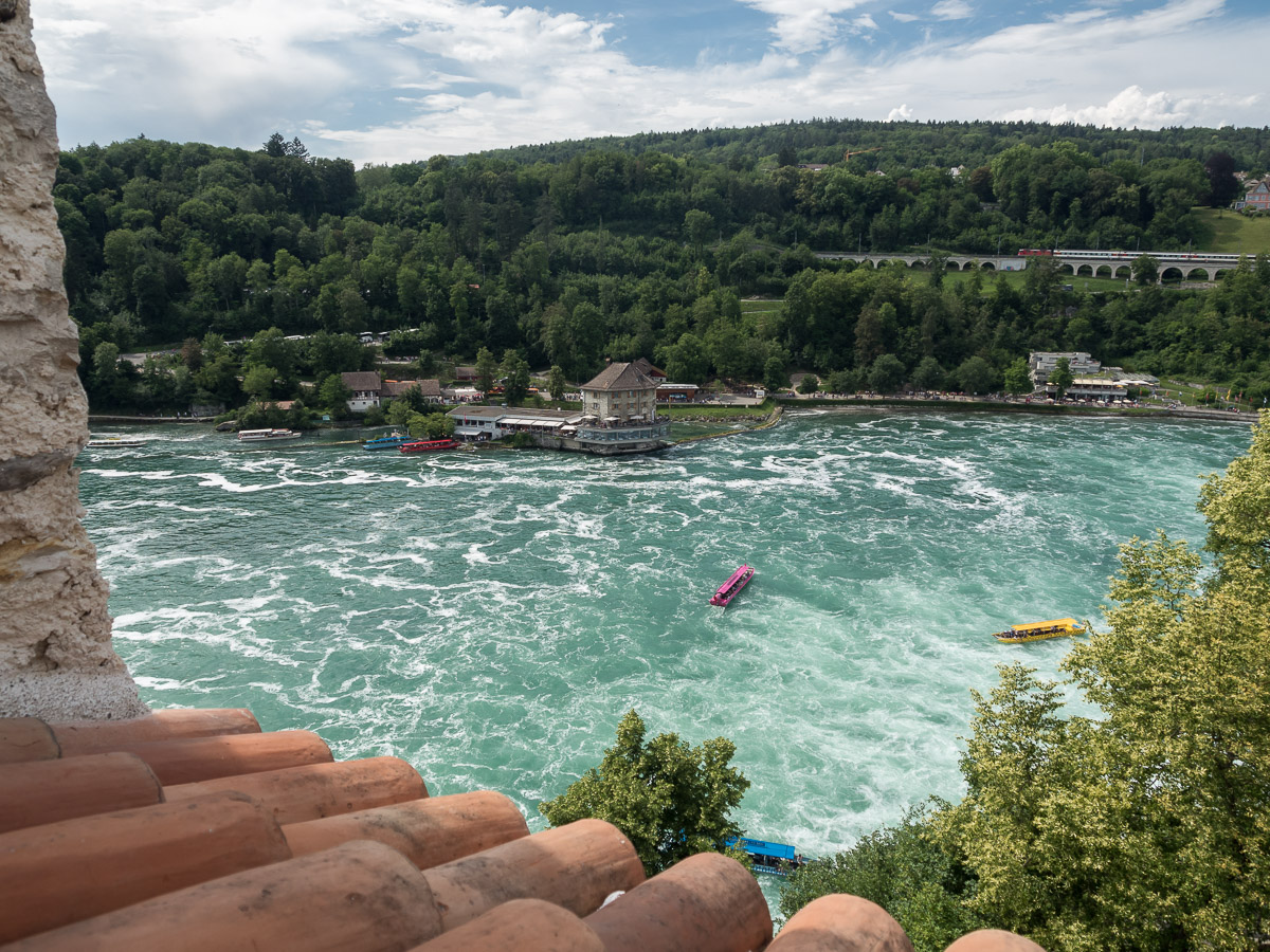 Am Rheinfall von Schaffhausen