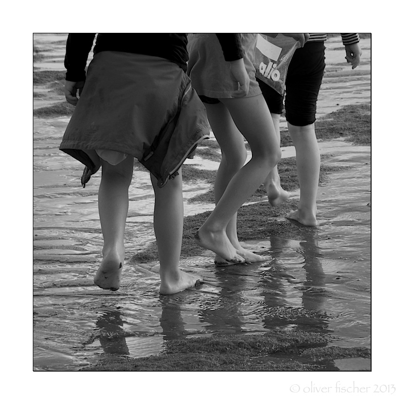 am Strand..