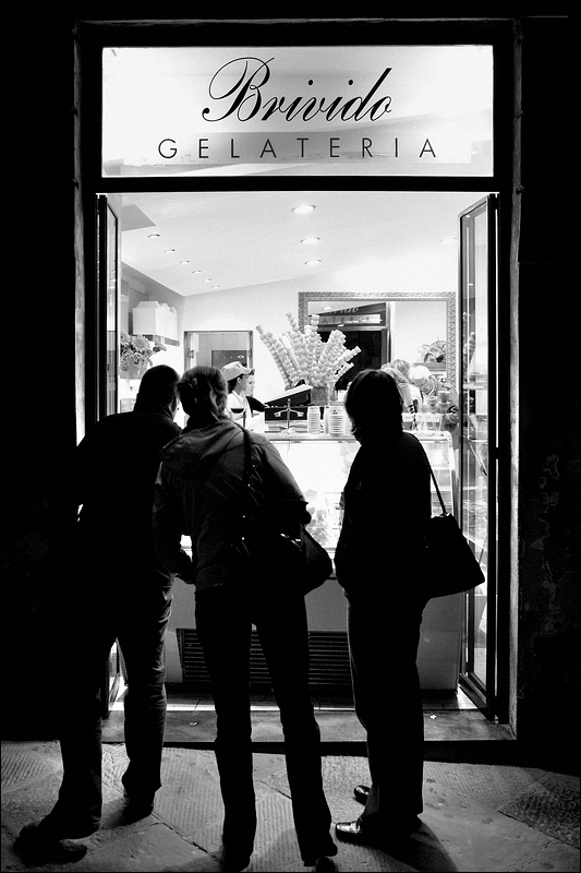 An der Eisdiele - Siena 05 / 2010