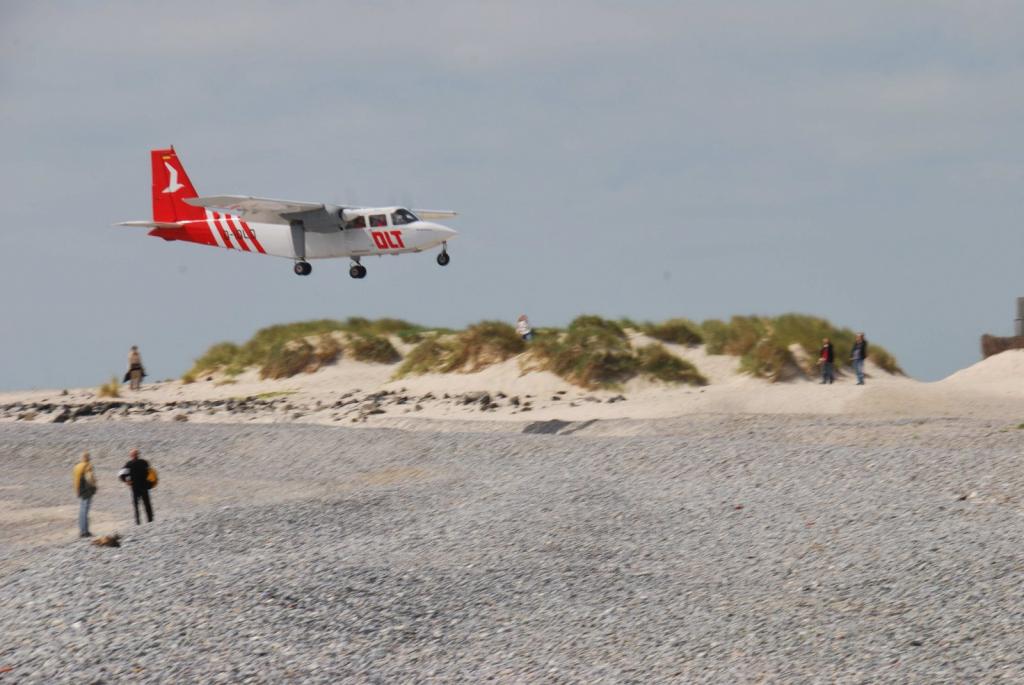 Anflug Helgoland