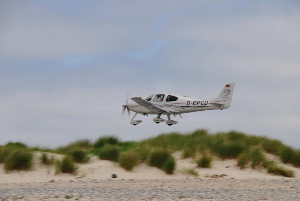 Anflug Helgoland