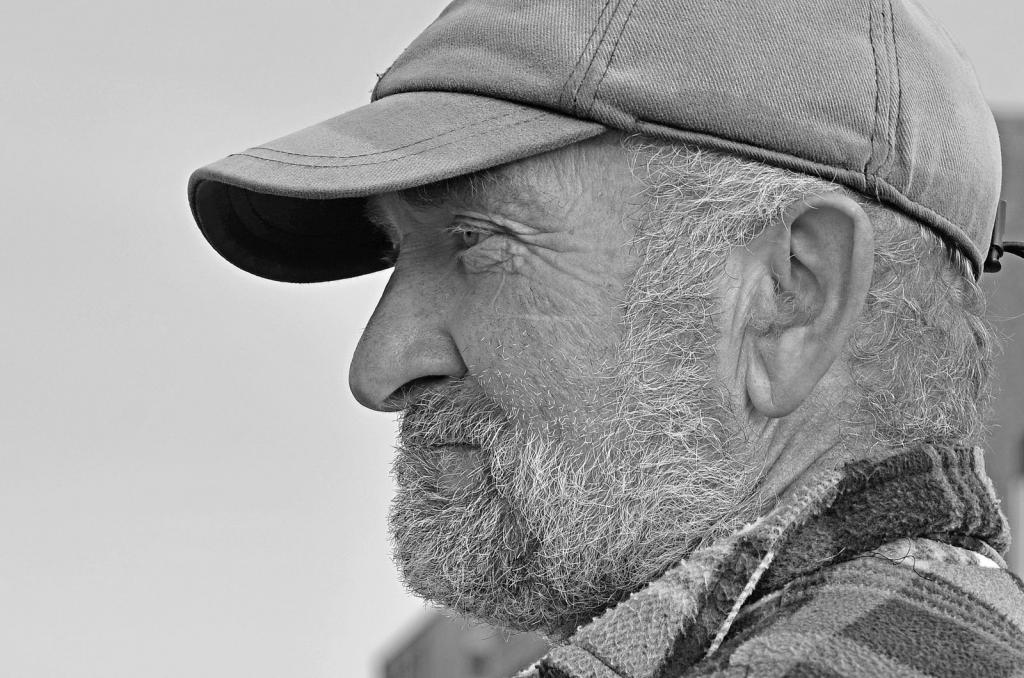 Angler im Hafen von Wismar