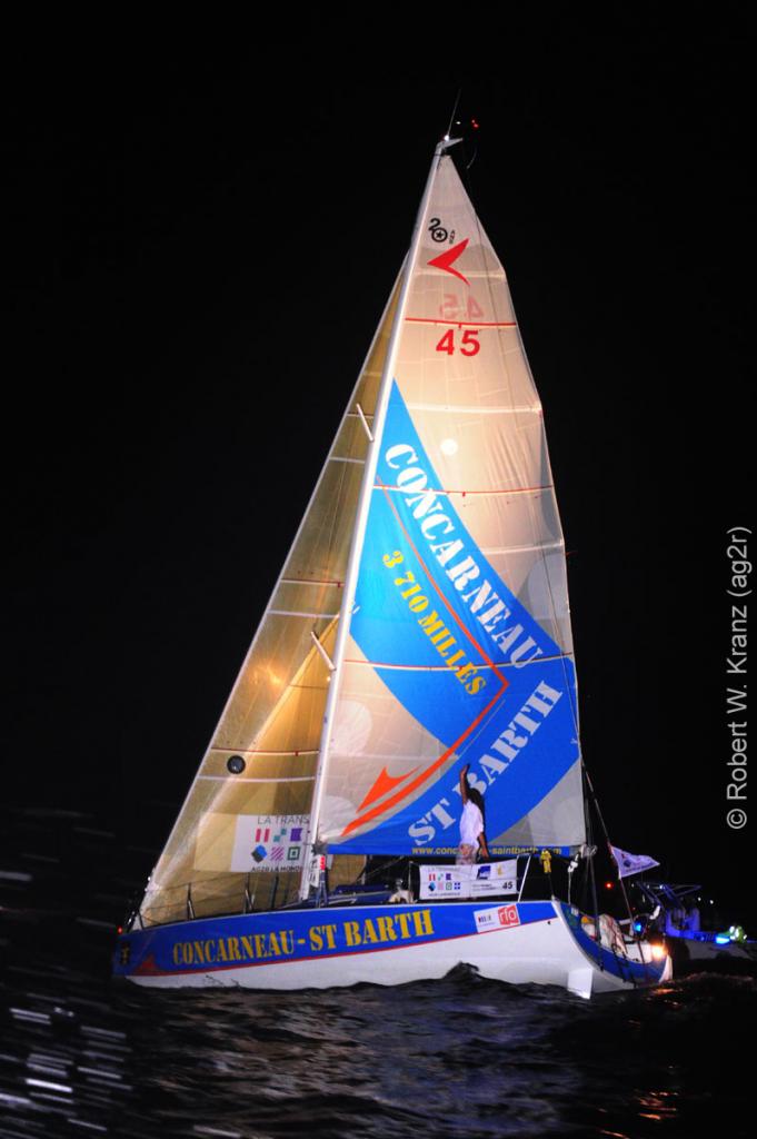 Ankunft der Teilnehmer der Transat AG2R Regatta 2010 in St. Barth