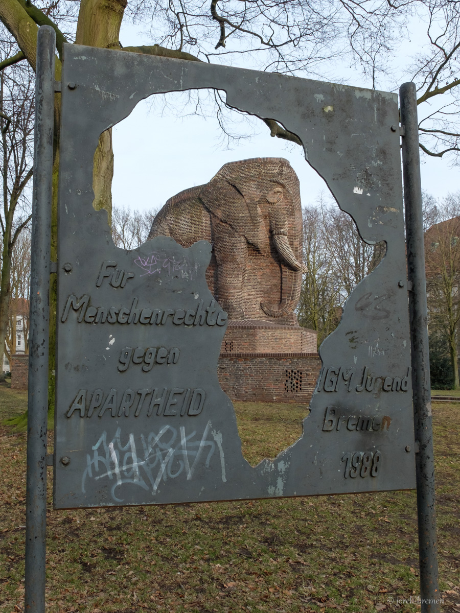 Antikolonialdenkmal Bremen - Nelson Mandela Park