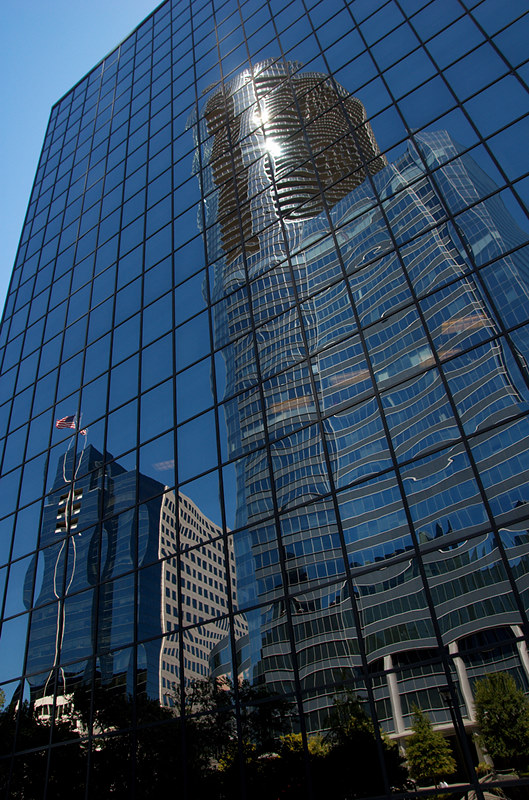 Atlanta Hochhaus Spiegelung