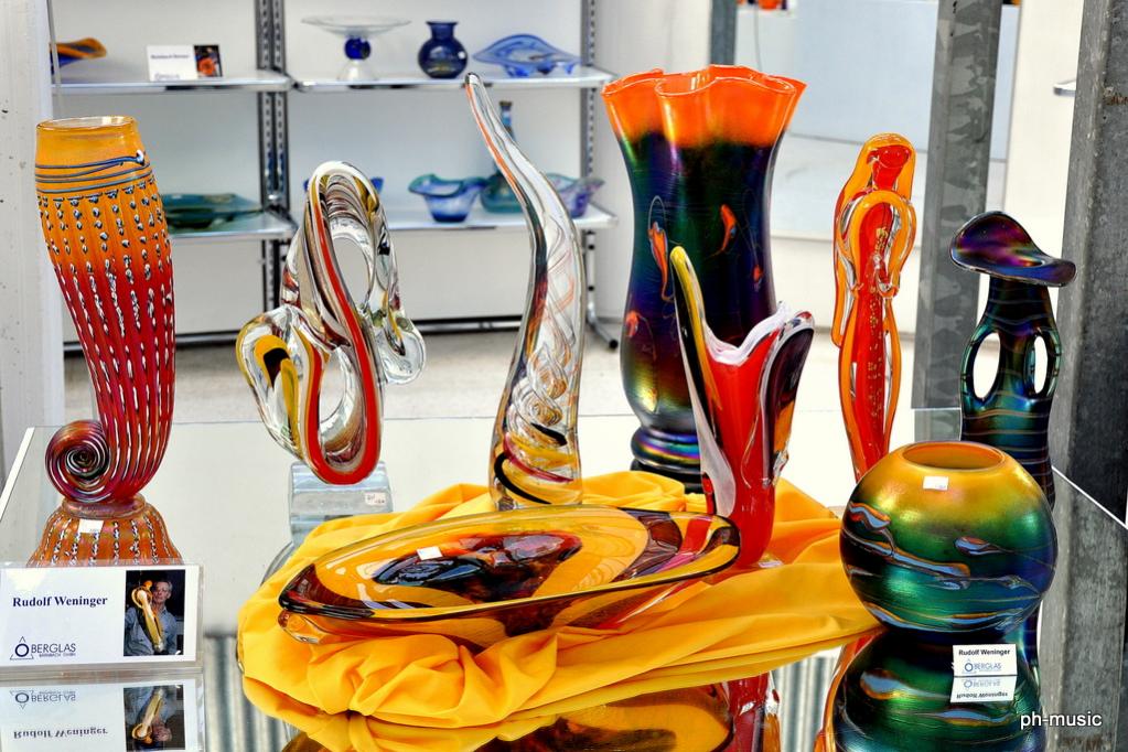 Aufnahme im Glasmuseum Bärnbach