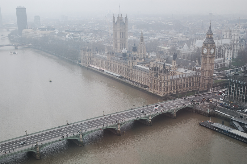 Aus London Eye
House of Parliament
Big Ben
Westminster Bridge