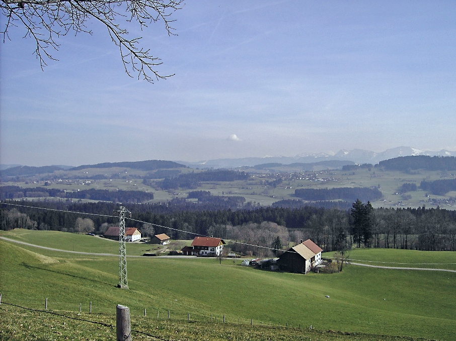 Ausblick Richtung Sonthofen