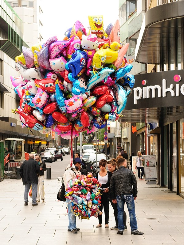Ballonverkäufer auf der Zeil