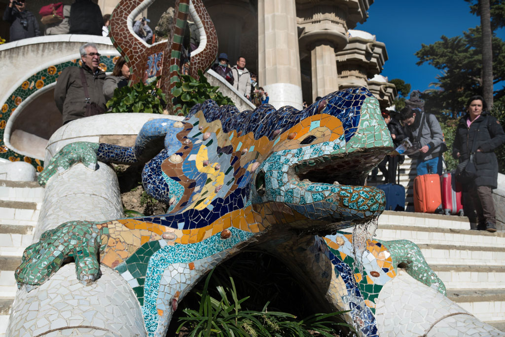 barcelona park guell 3