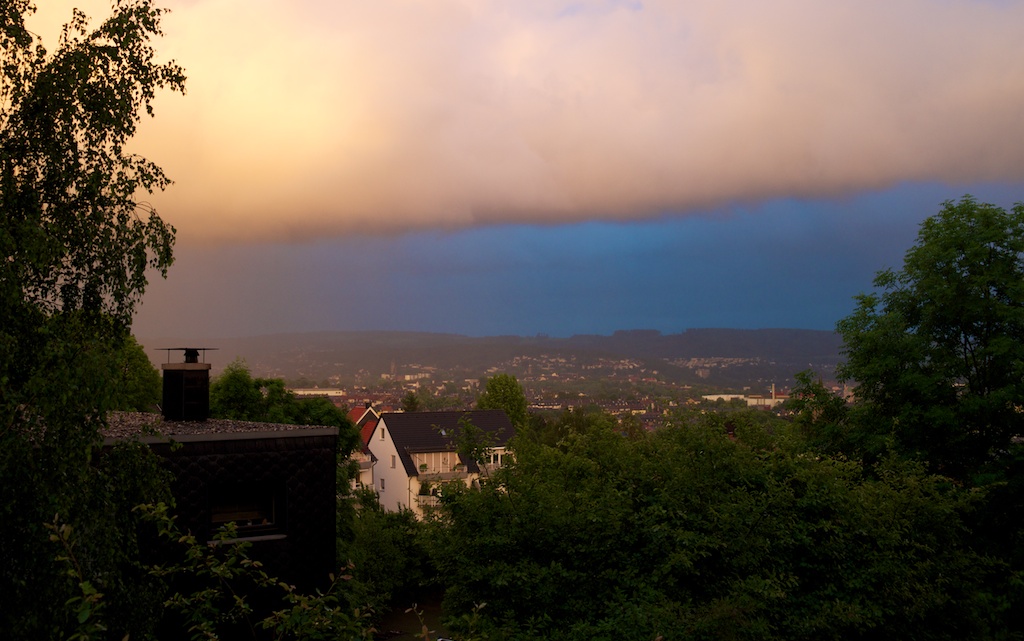 Bedrohliches Wetter