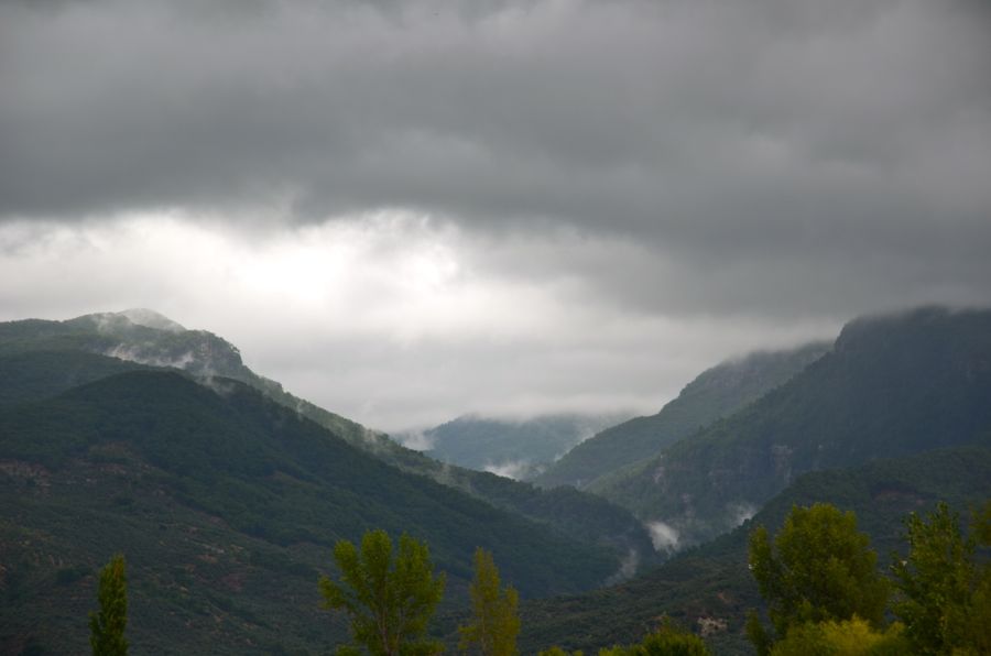 Berge Regen