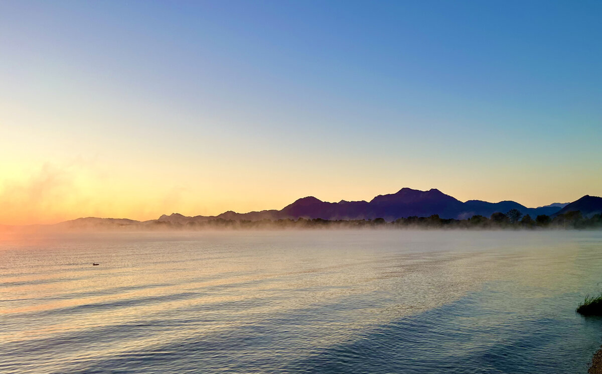 Berge und Chiemsee