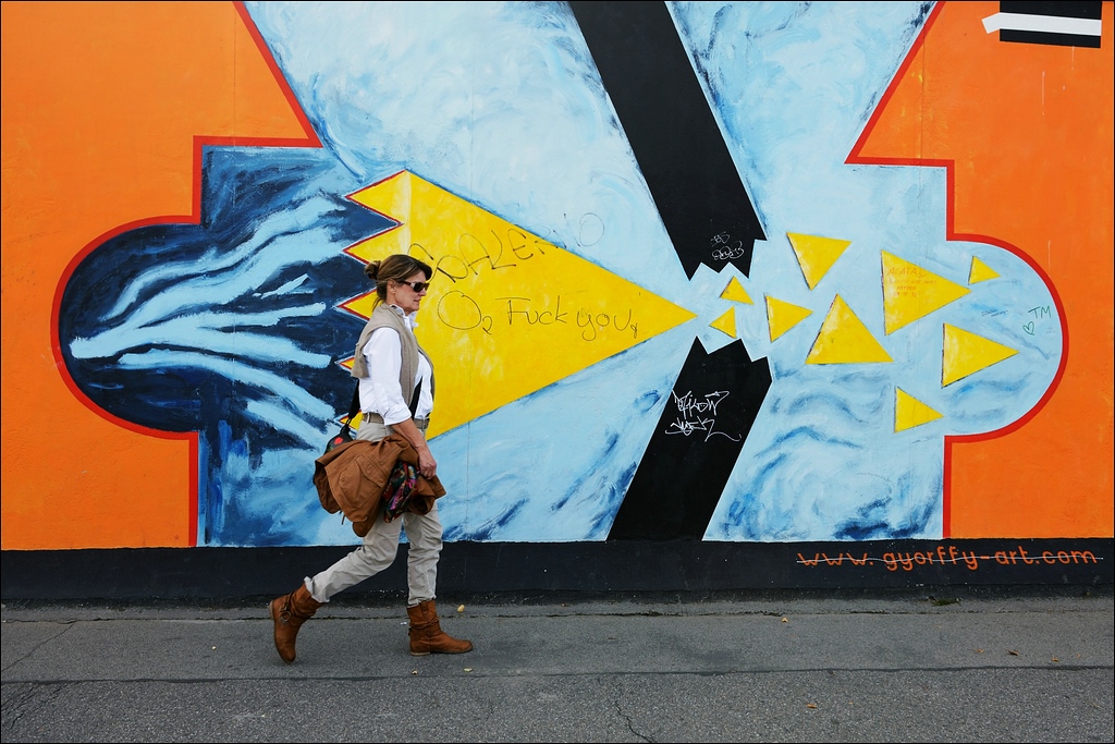 Berlin 25.09.2012 - East Side Gallery - Gaby