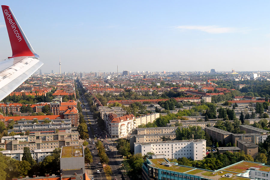 Berlin Anflug TXL