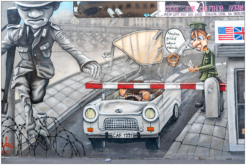 Berlin East Side Gallery – Grenze DDR BRD
