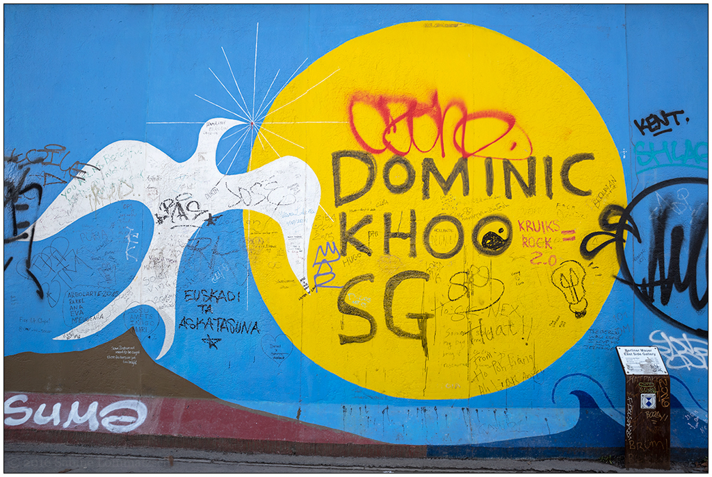 Berlin East Side Gallery: Salvadore de Fazio – Dawn of Peace